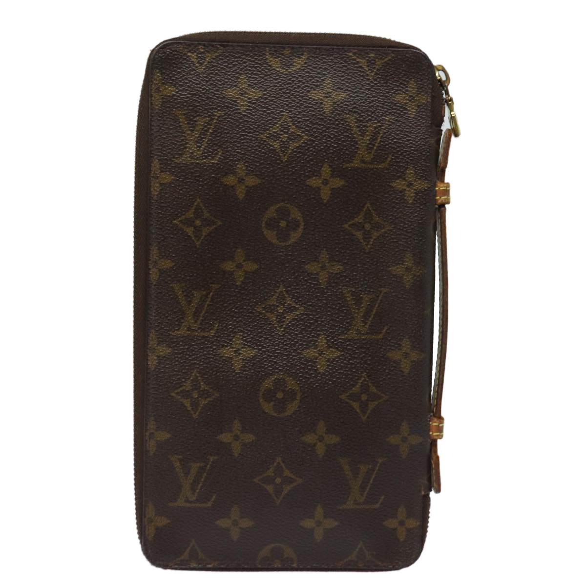 LOUIS VUITTON Monogram Organizer De Voyage Travel Case M60120 LV Auth 80661