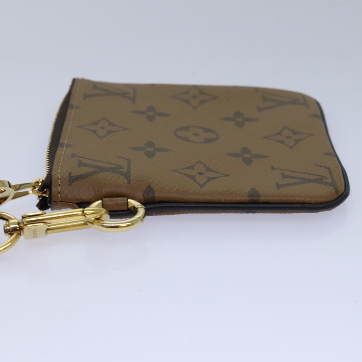 LOUIS VUITTON Monogram Reverse Pochette Trio Coin Purse M68756 LV Auth 80664