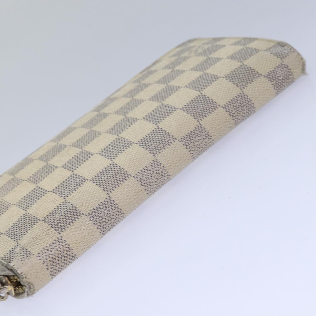 LOUIS VUITTON Damier Azur Zippy Organizer Long Wallet N60012 LV Auth 80668