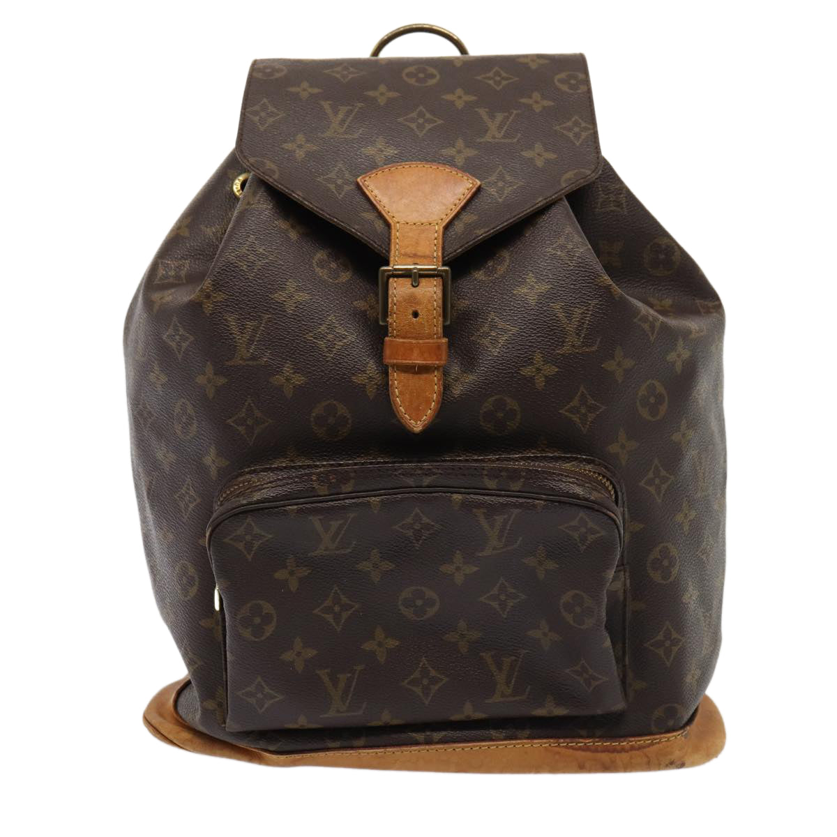 LOUIS VUITTON Monogram Montsouris GM Backpack M51135 LV Auth 80775