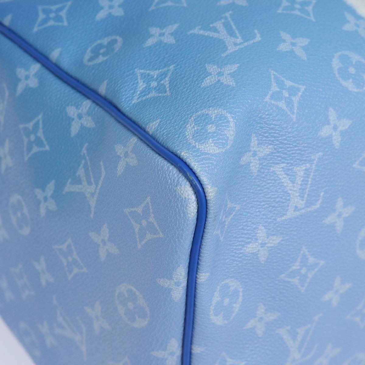 LOUIS VUITTON Monogram Clouds Keepall Bandouliere 50 Bag M45428 LV Auth 80910SAV
