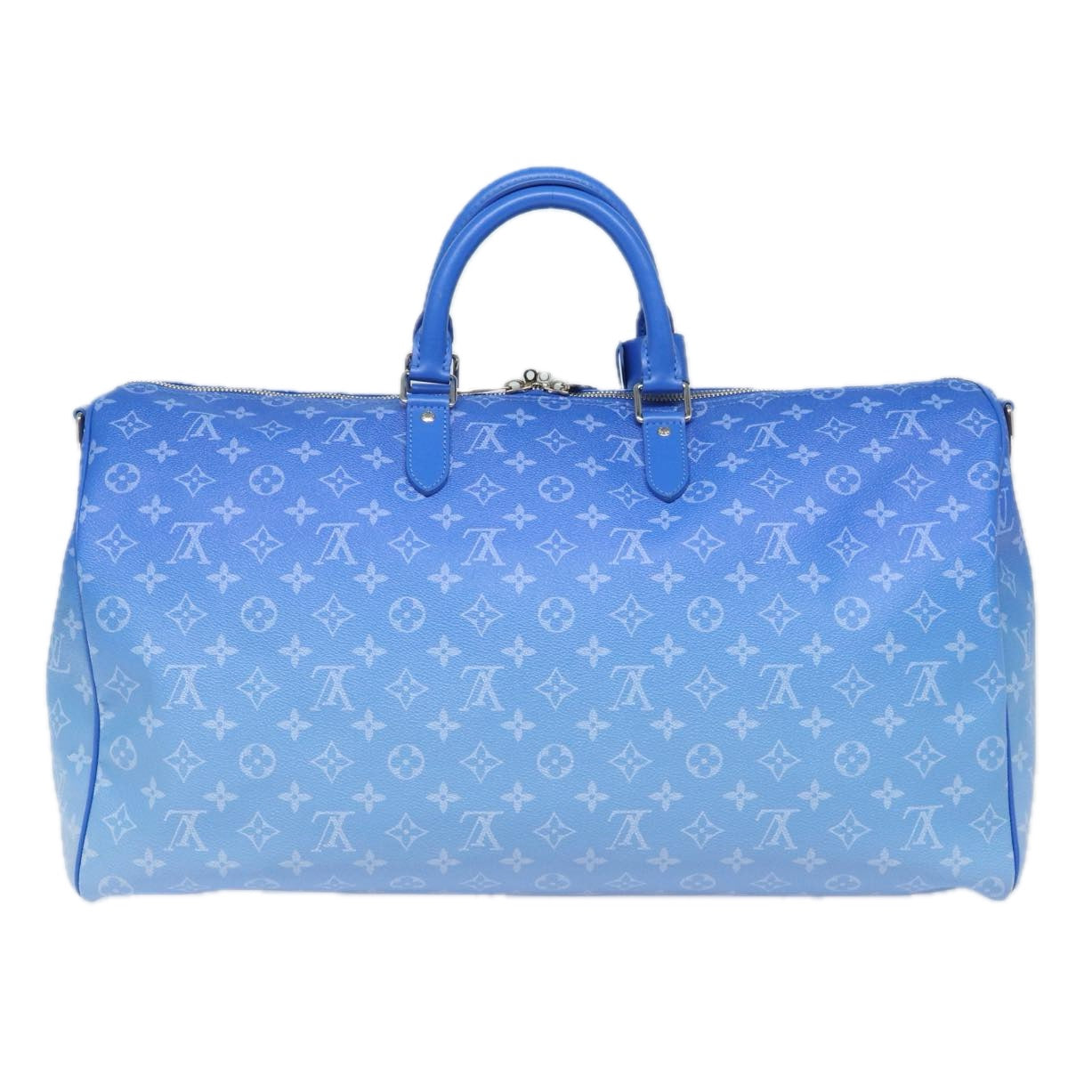 LOUIS VUITTON Monogram Clouds Keepall Bandouliere 50 Bag M45428 LV Auth 80910SAV