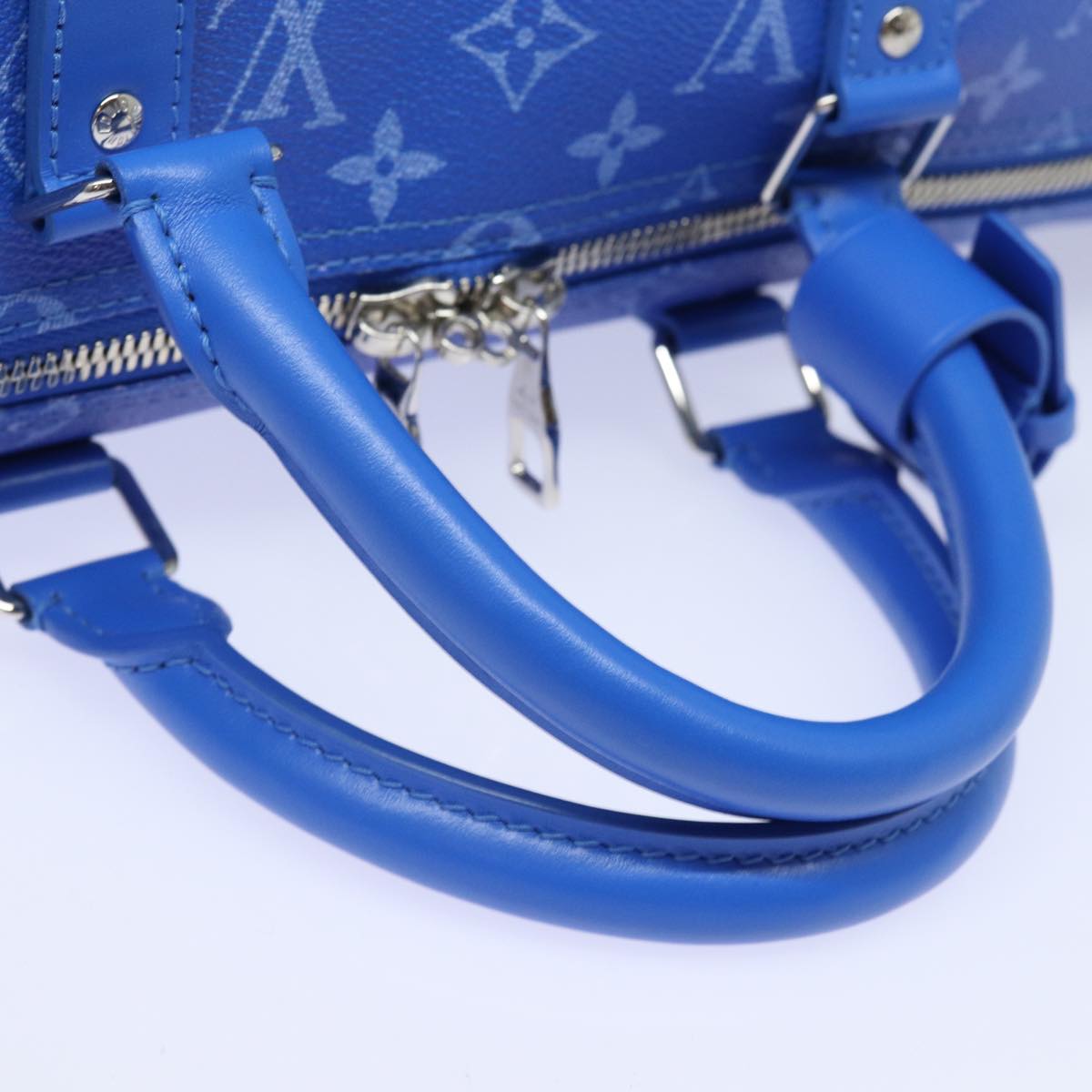 LOUIS VUITTON Monogram Clouds Keepall Bandouliere 50 Bag M45428 LV Auth 80910SAV