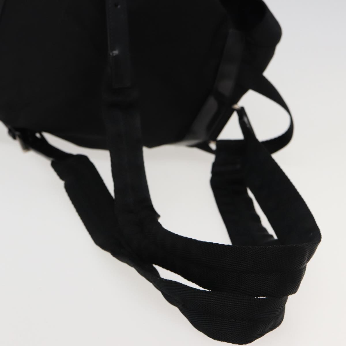 PRADA Backpack Nylon Black Auth 80970