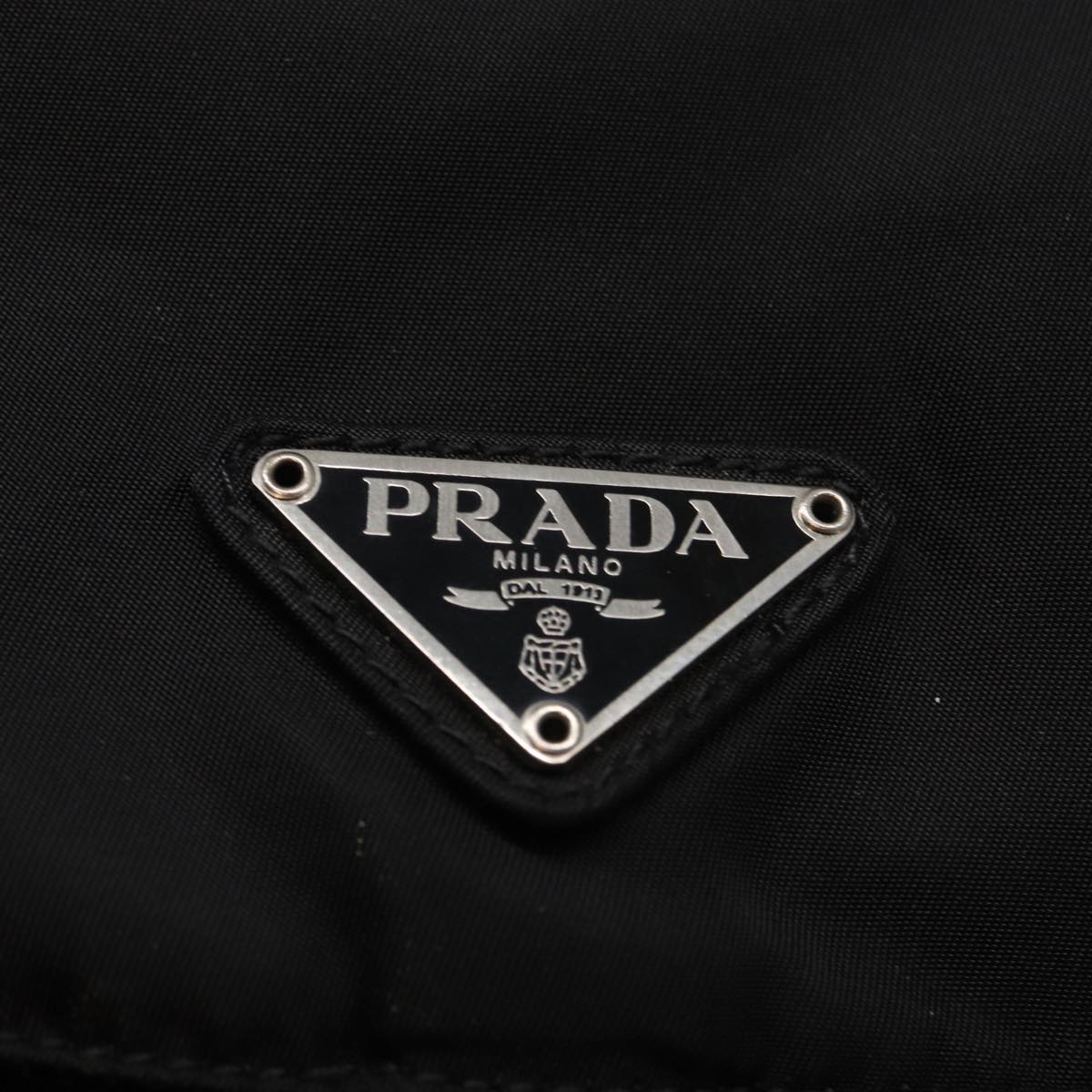 PRADA Backpack Nylon Black Auth 80970