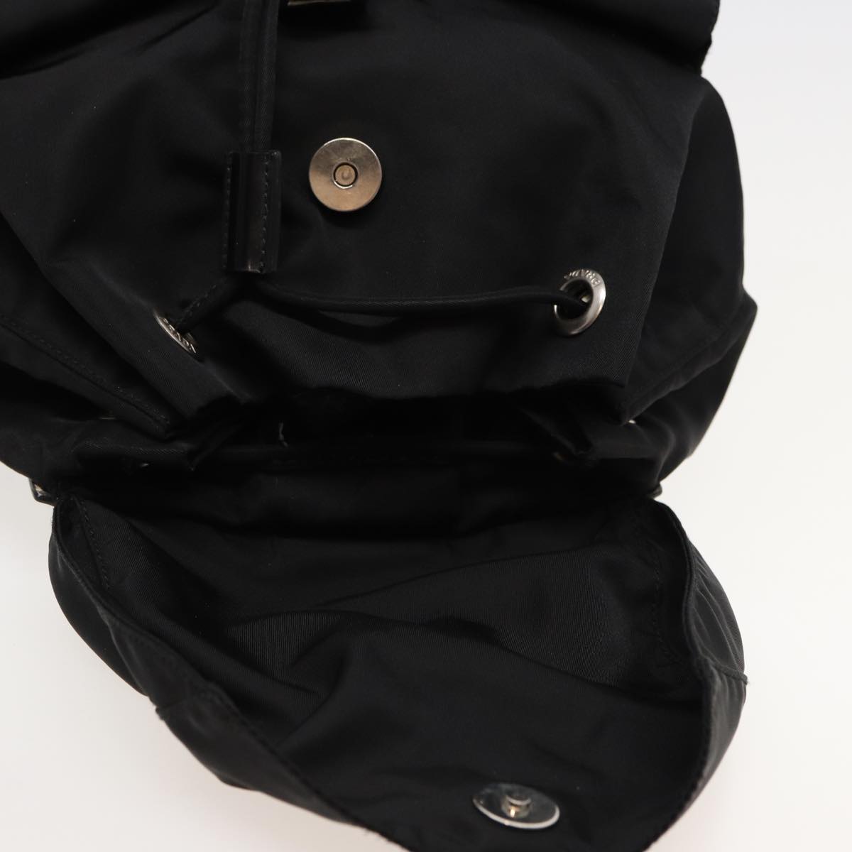 PRADA Backpack Nylon Black Auth 80970