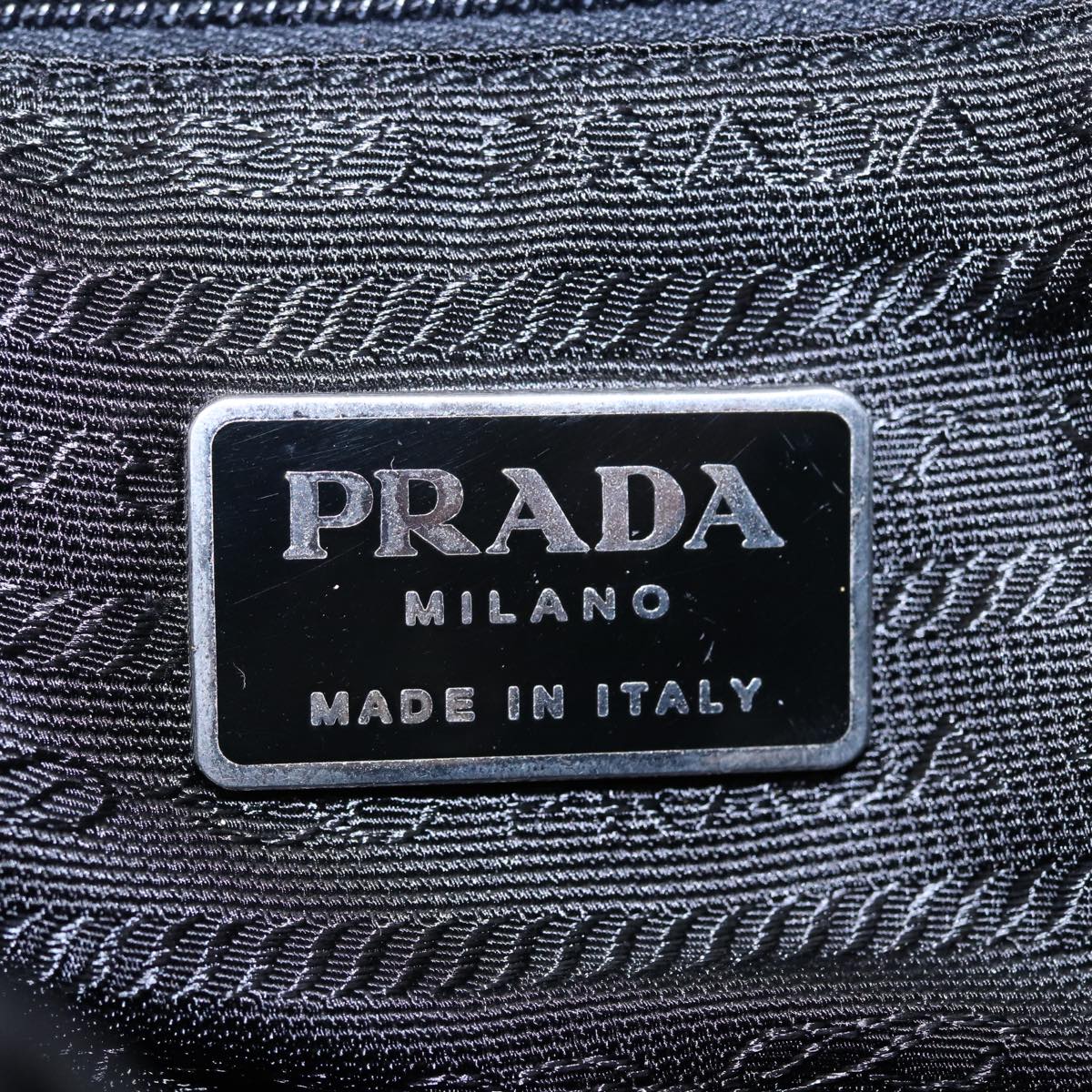 PRADA Backpack Nylon Black Auth 80970