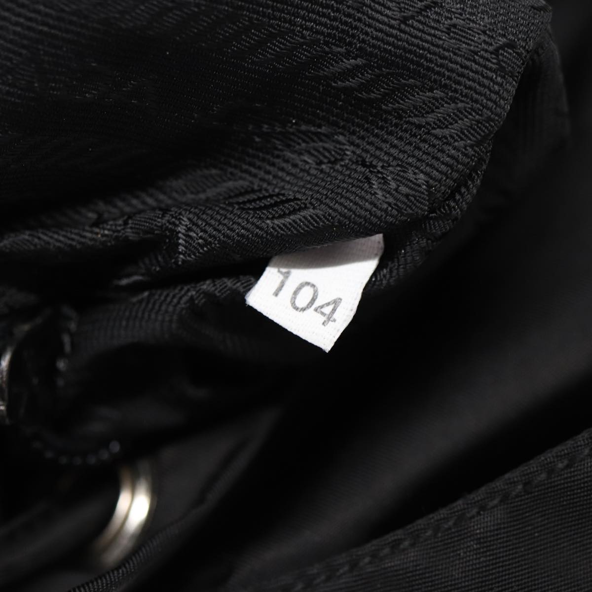 PRADA Backpack Nylon Black Auth 80970