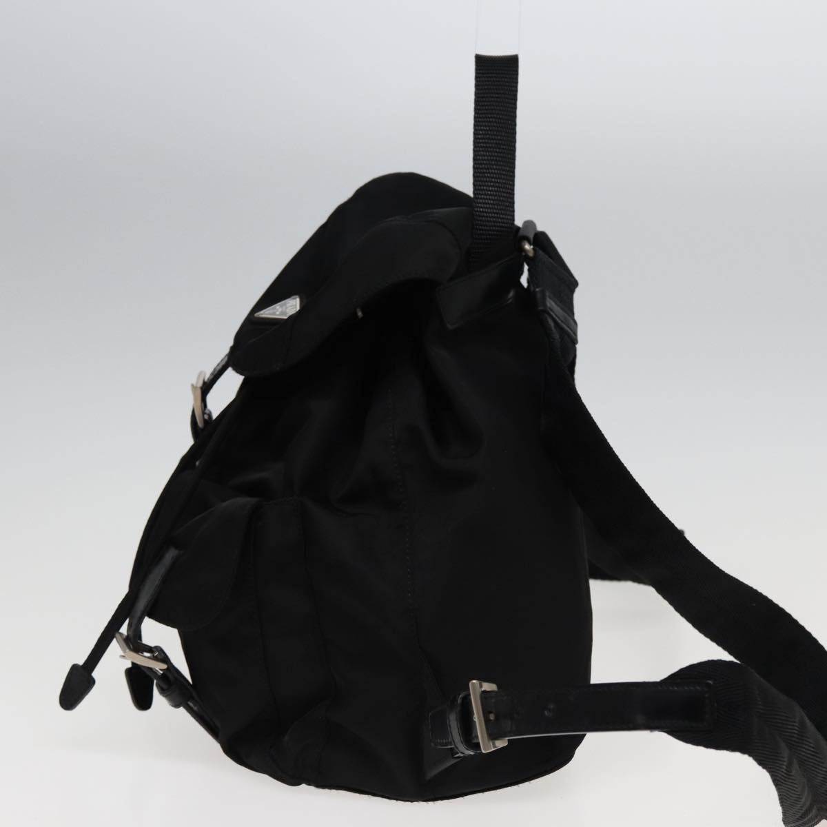 PRADA Backpack Nylon Black Auth 80970