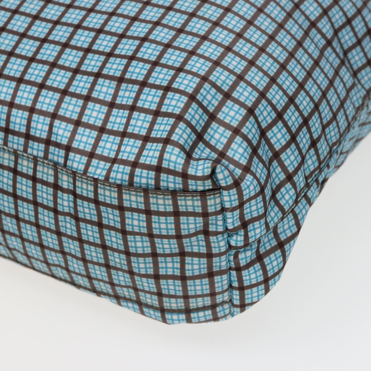 PRADA Hand Bag Nylon 2way Light Blue B2600G Auth 80981V