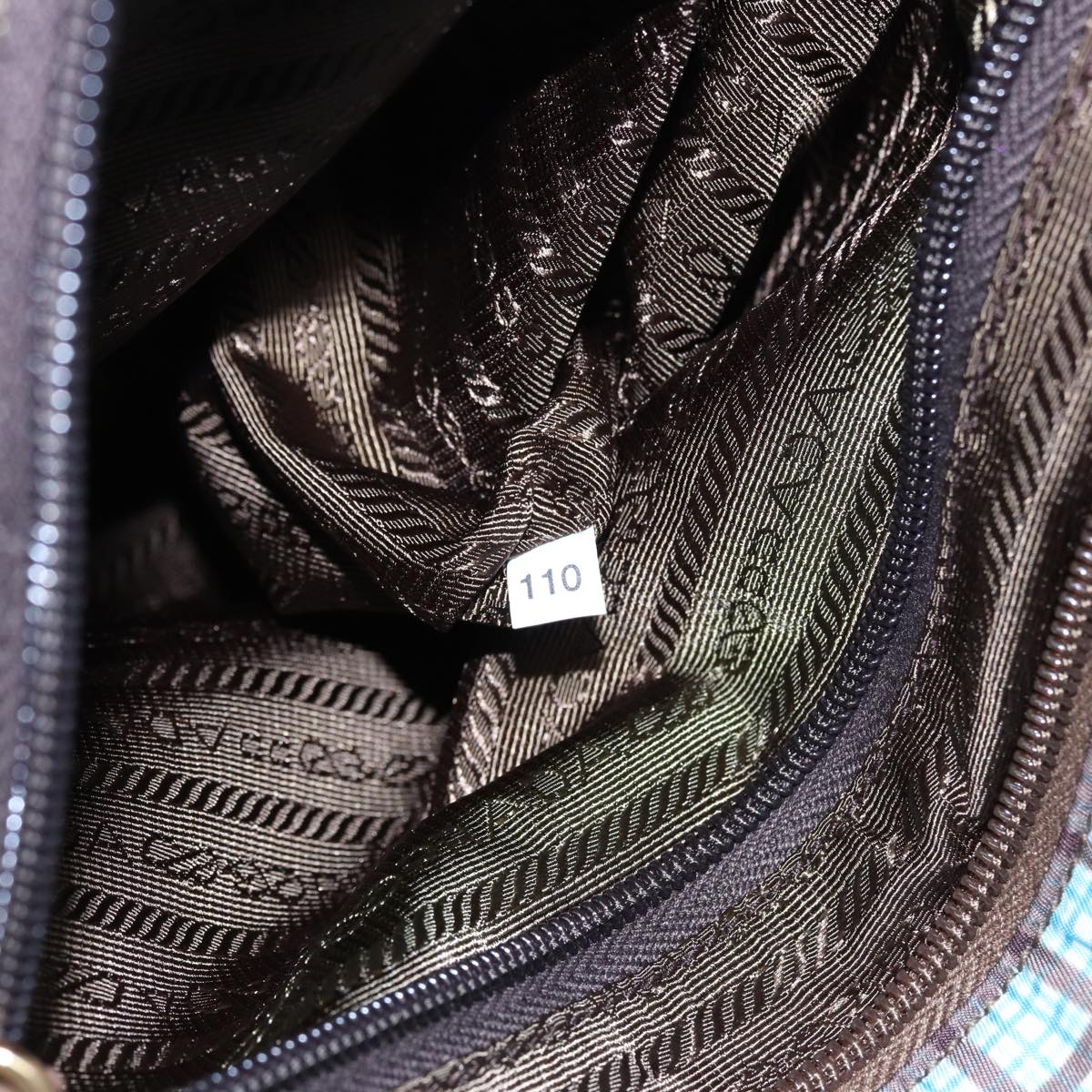 PRADA Hand Bag Nylon 2way Light Blue B2600G Auth 80981V