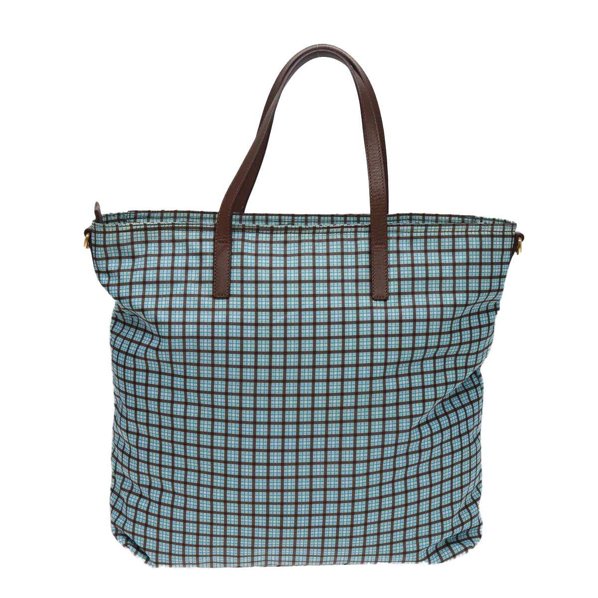 PRADA Hand Bag Nylon 2way Light Blue B2600G Auth 80981V