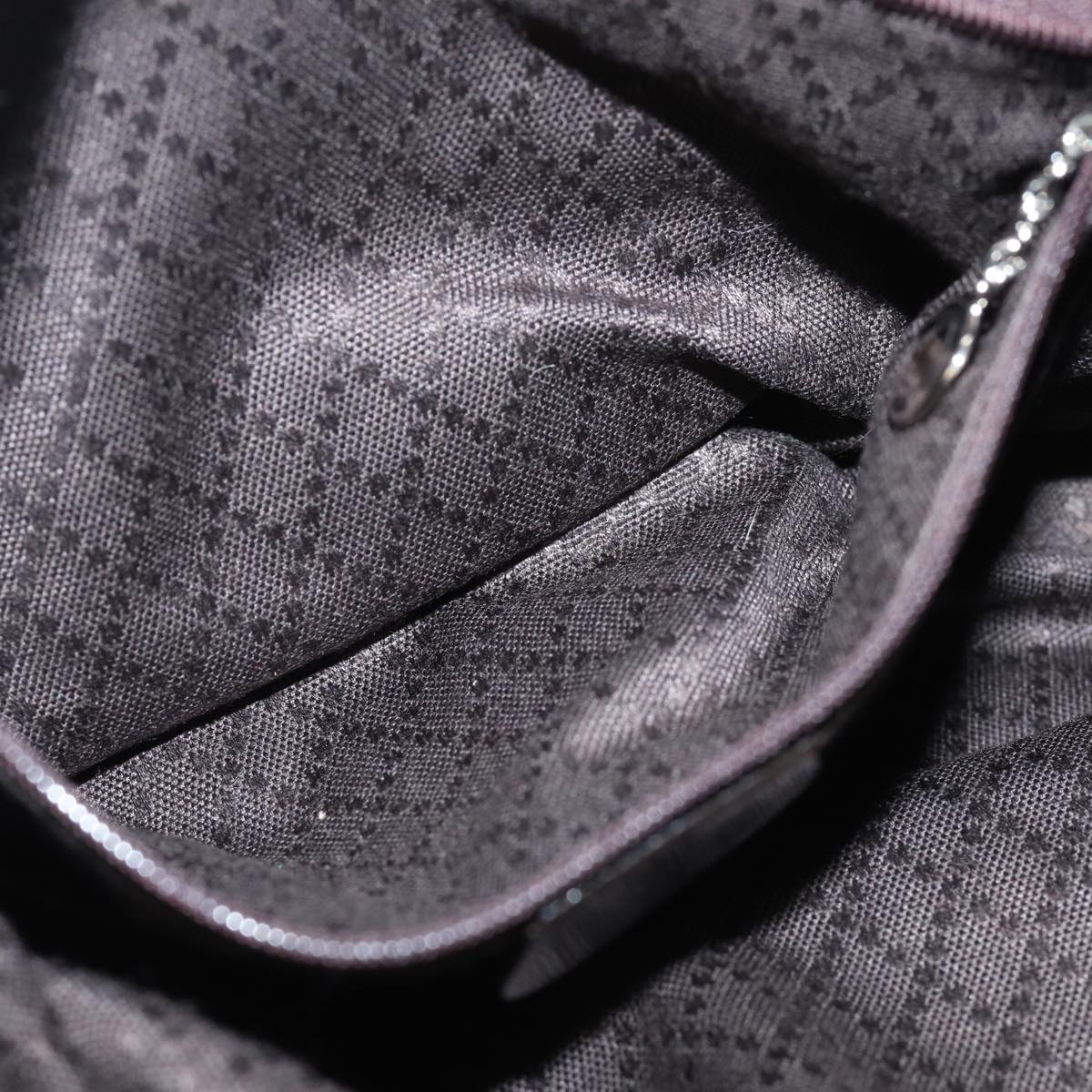 GUCCI Bamboo Hand Bag Nylon 000 2058 0531 5 Auth 80999