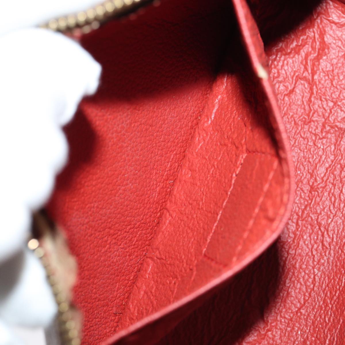 LOUIS VUITTON Damier Ebene Pochette Cosmetic PM Pouch N47516 LV Auth 81069