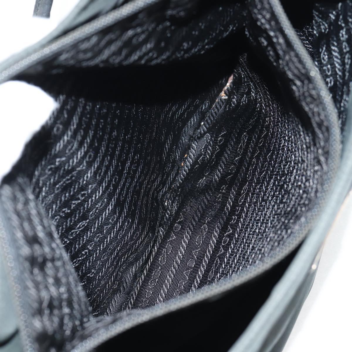 PRADA Shoulder Bag Nylon Khaki Auth 81110