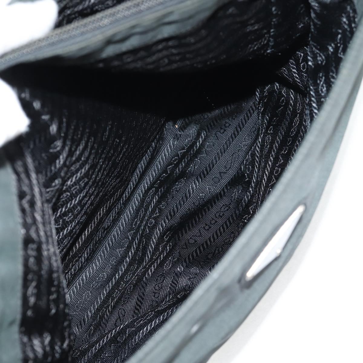 PRADA Shoulder Bag Nylon Khaki Auth 81110