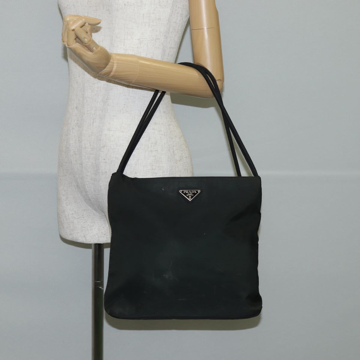 PRADA Shoulder Bag Nylon Khaki Auth 81110