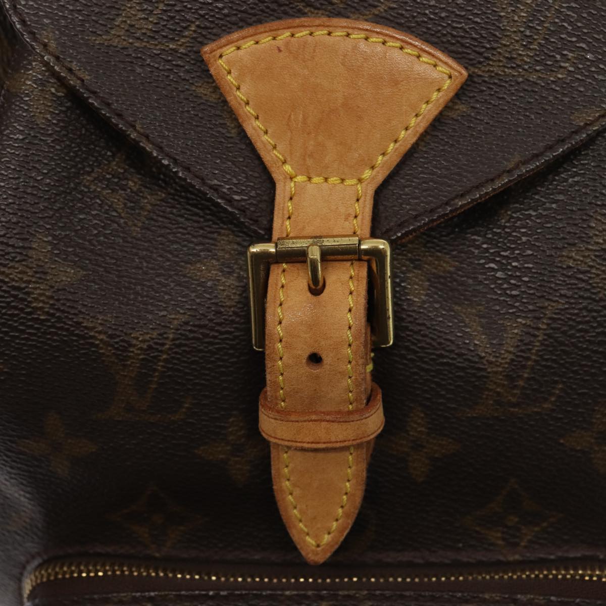 LOUIS VUITTON Monogram Montsouris MM Backpack M51136 LV Auth 81112