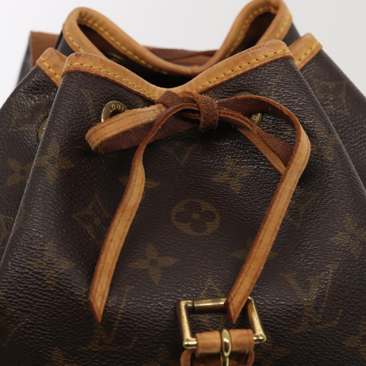 LOUIS VUITTON Monogram Montsouris MM Backpack M51136 LV Auth 81112