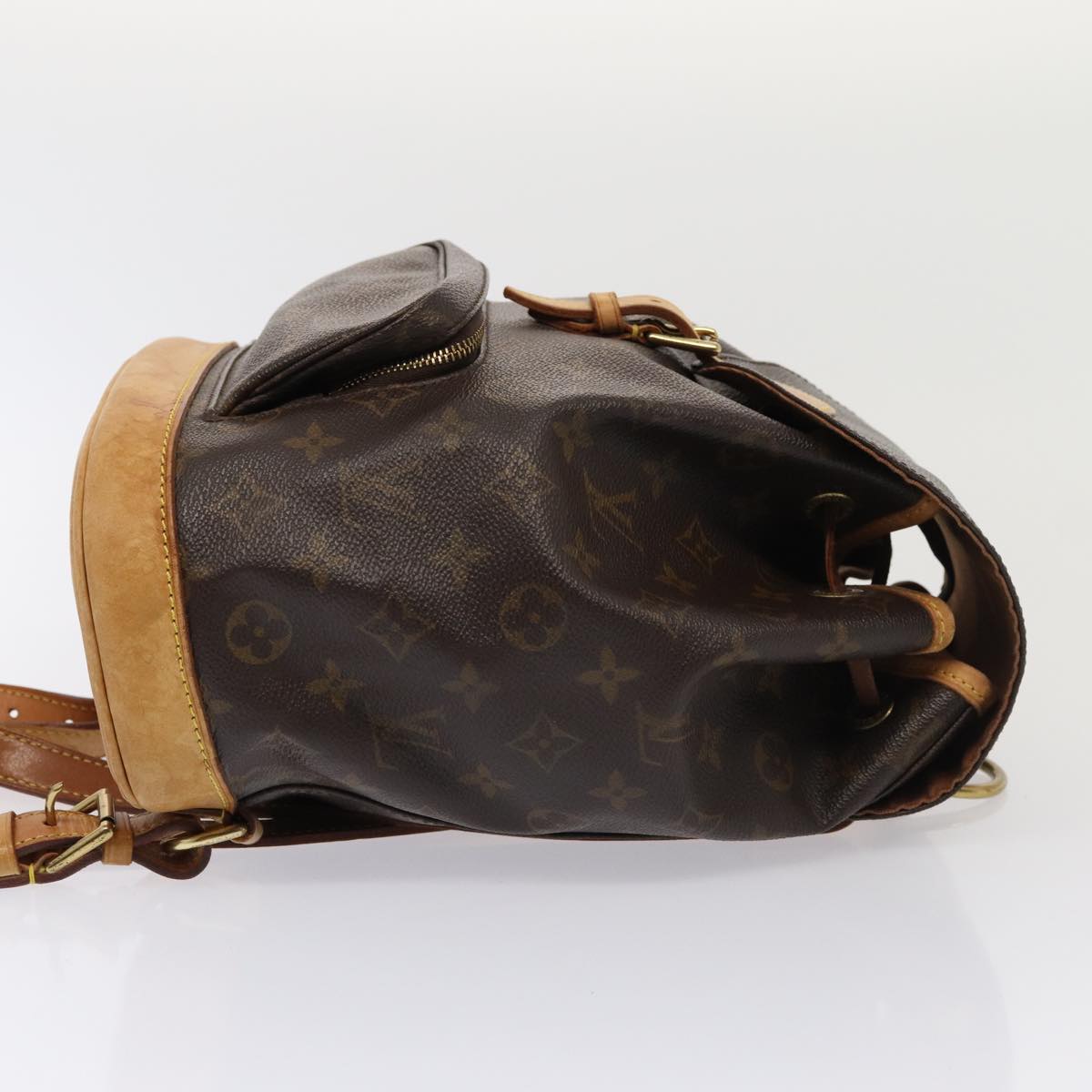 LOUIS VUITTON Monogram Montsouris MM Backpack M51136 LV Auth 81112