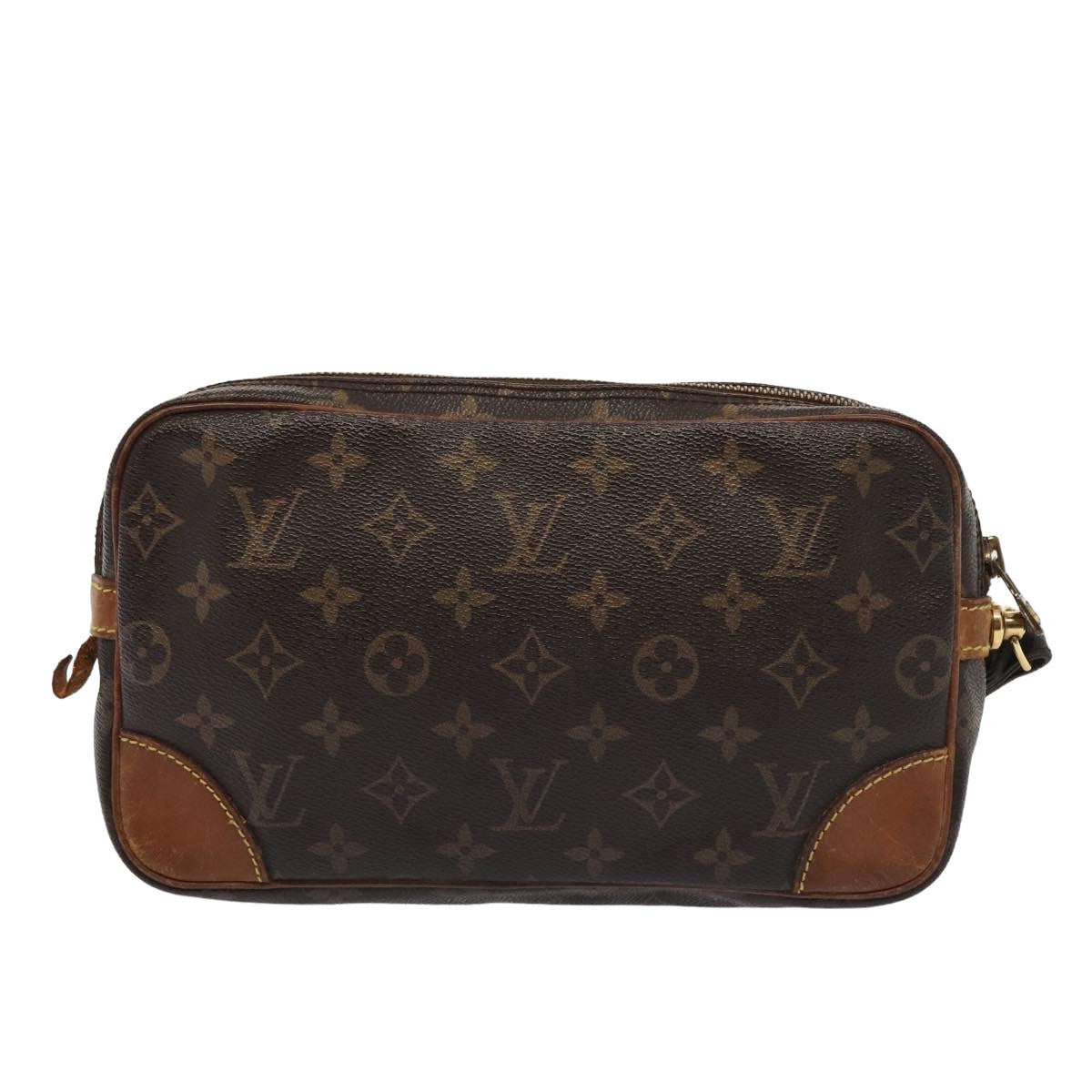 LOUIS VUITTON Monogram Marly Dragonne GM Clutch Bag M51825 LV Auth 81133