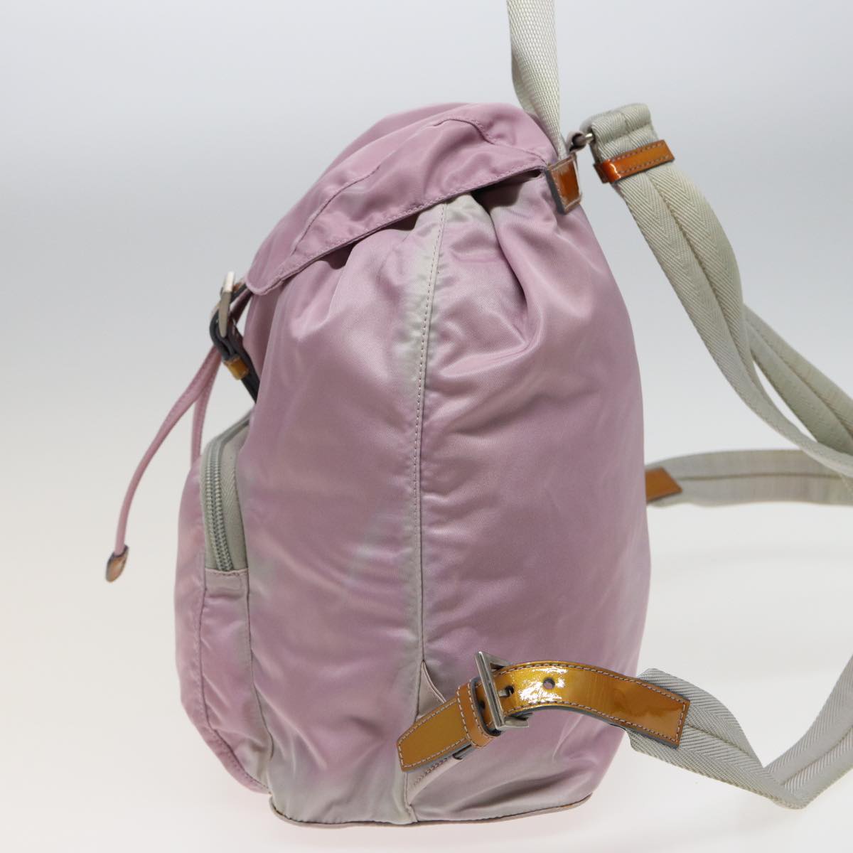 PRADA Backpack Nylon Pink Auth 81180