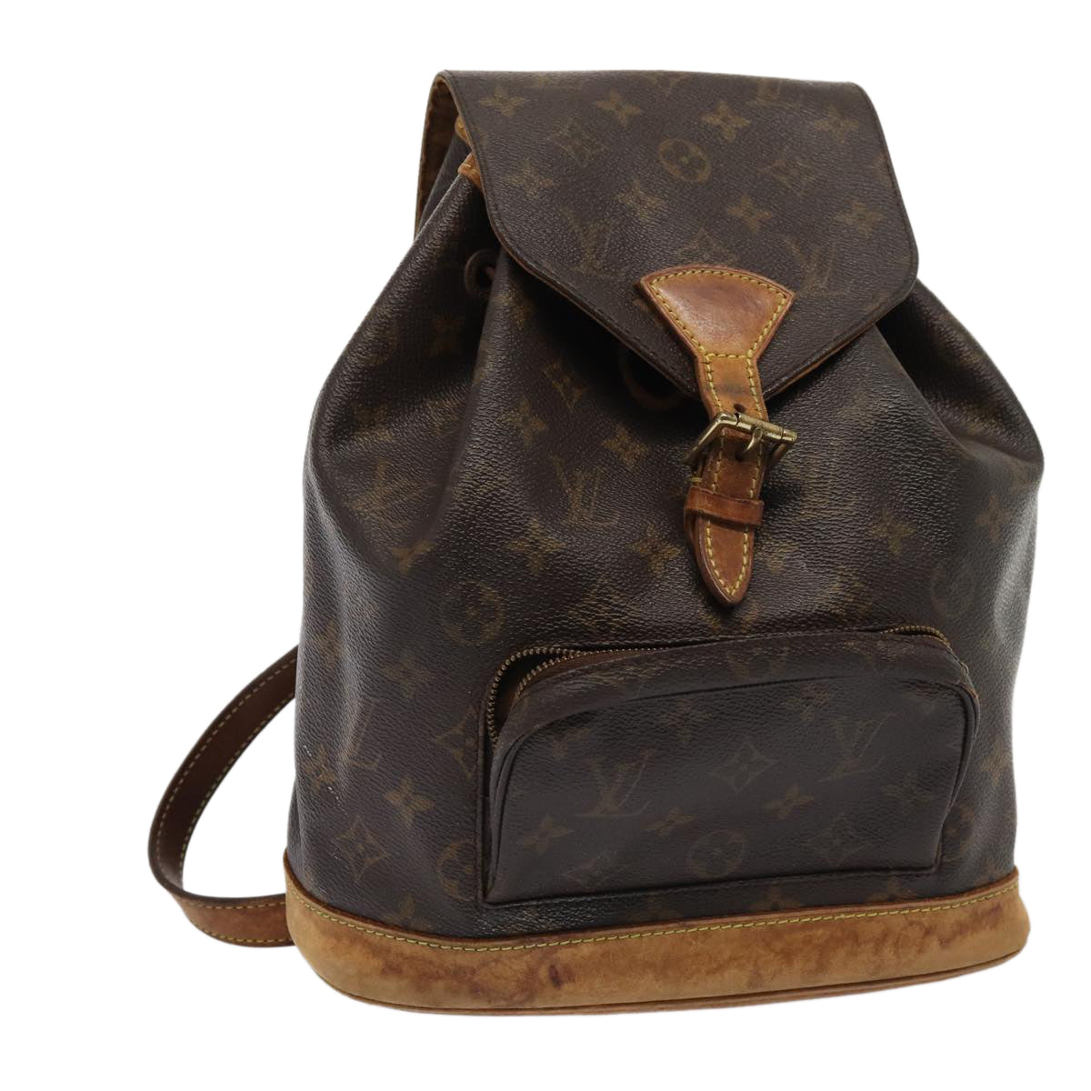 LOUIS VUITTON Monogram Montsouris MM Backpack M51136 LV Auth 81283