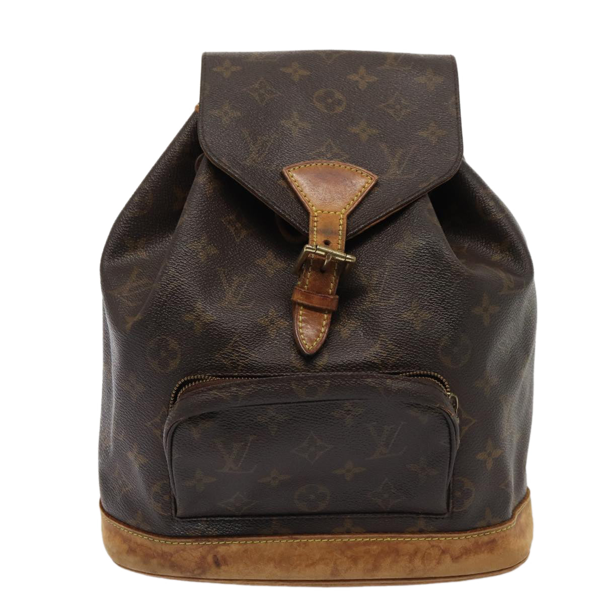 LOUIS VUITTON Monogram Montsouris MM Backpack M51136 LV Auth 81283