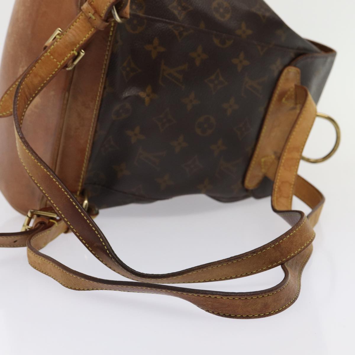 LOUIS VUITTON Monogram Montsouris MM Backpack M51136 LV Auth 81283