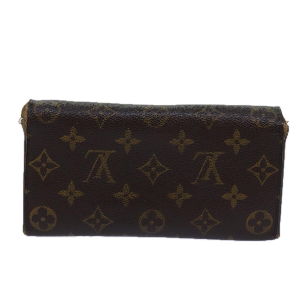 LOUIS VUITTON Monogram Portefeuille Sarah Long Wallet M60531 LV Auth 81362