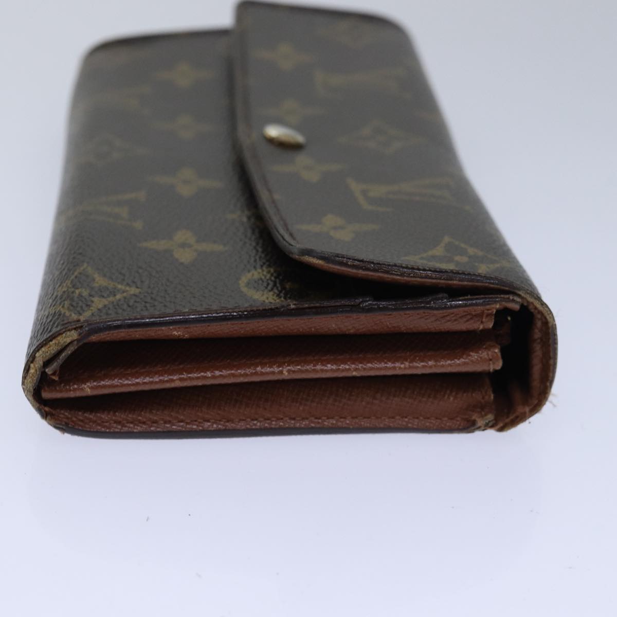 LOUIS VUITTON Monogram Portefeuille Sarah Long Wallet M60531 LV Auth 81362