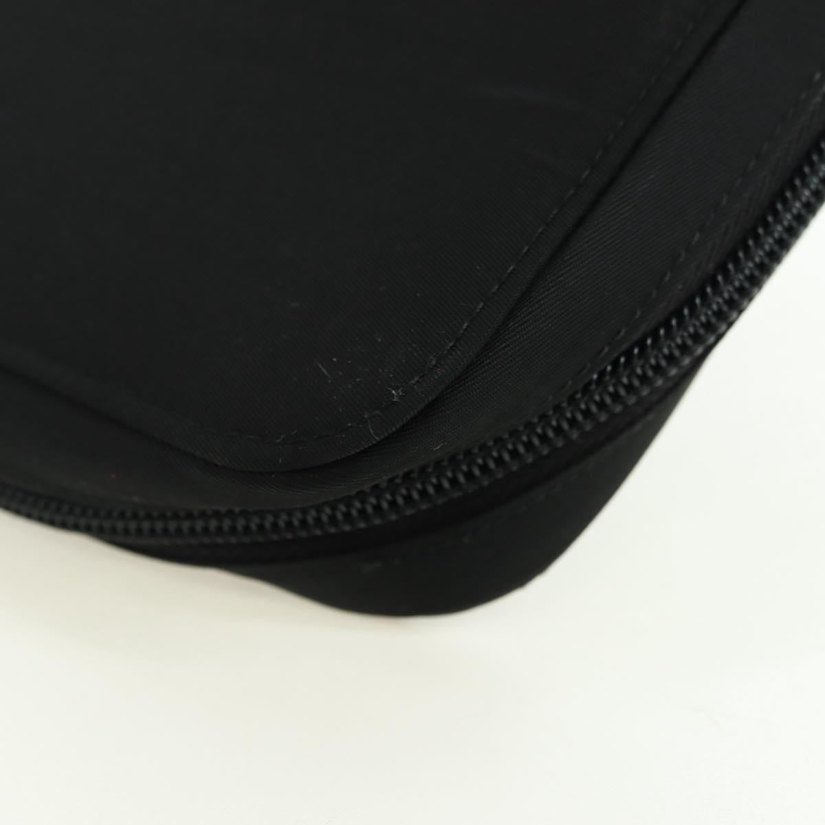 PRADA Mini Disc Case Nylon Black Auth 81379