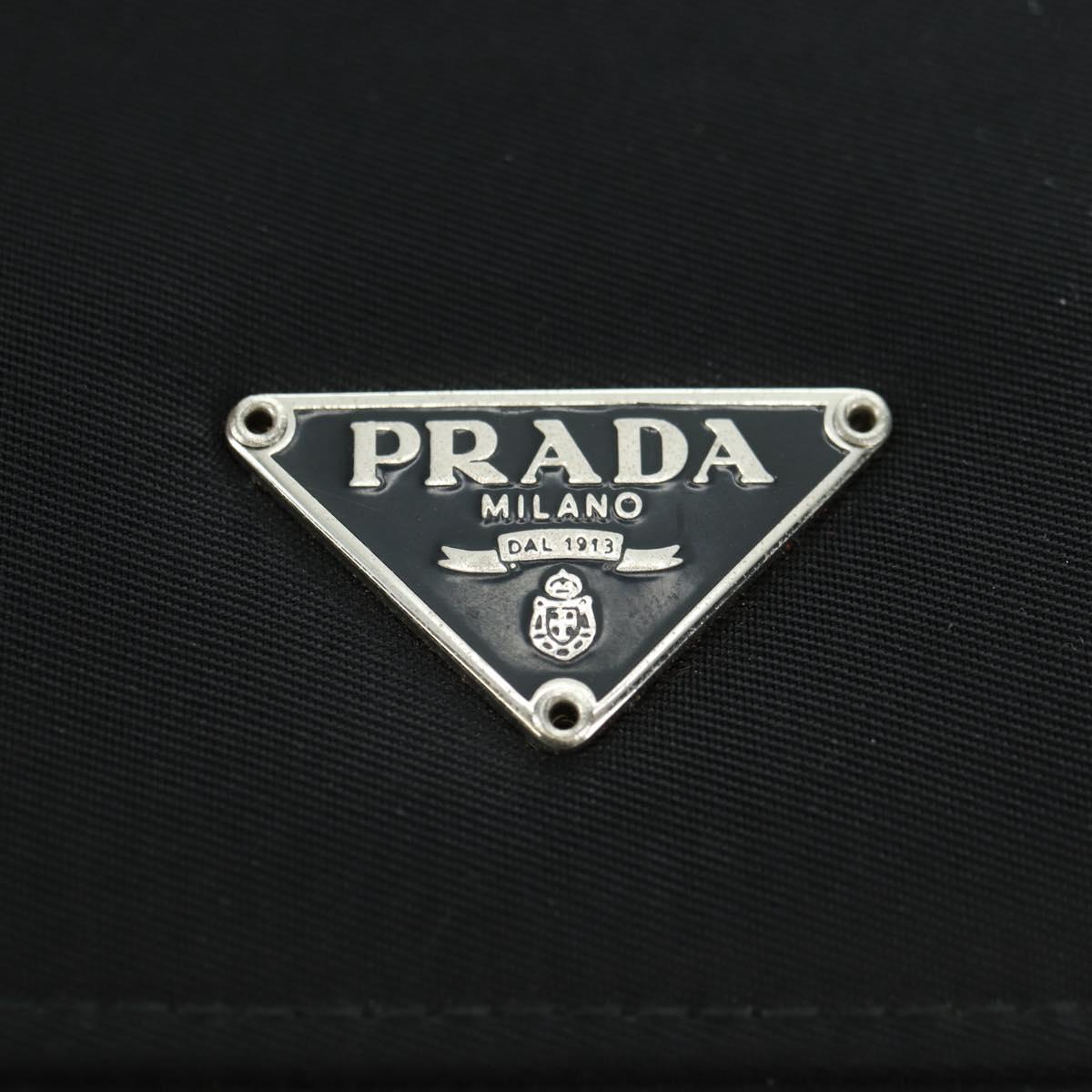 PRADA Mini Disc Case Nylon Black Auth 81379