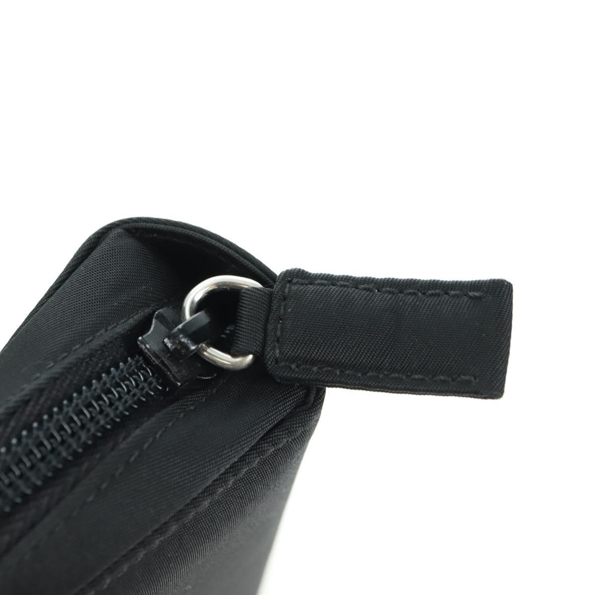 PRADA Mini Disc Case Nylon Black Auth 81379