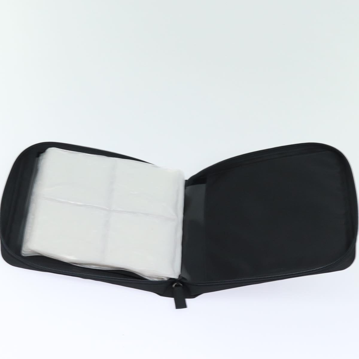 PRADA MiniDisc Case Nylon Black Auth 81379V