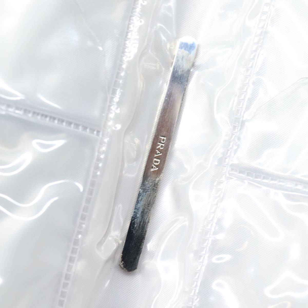 PRADA MiniDisc Case Nylon Black Auth 81379V