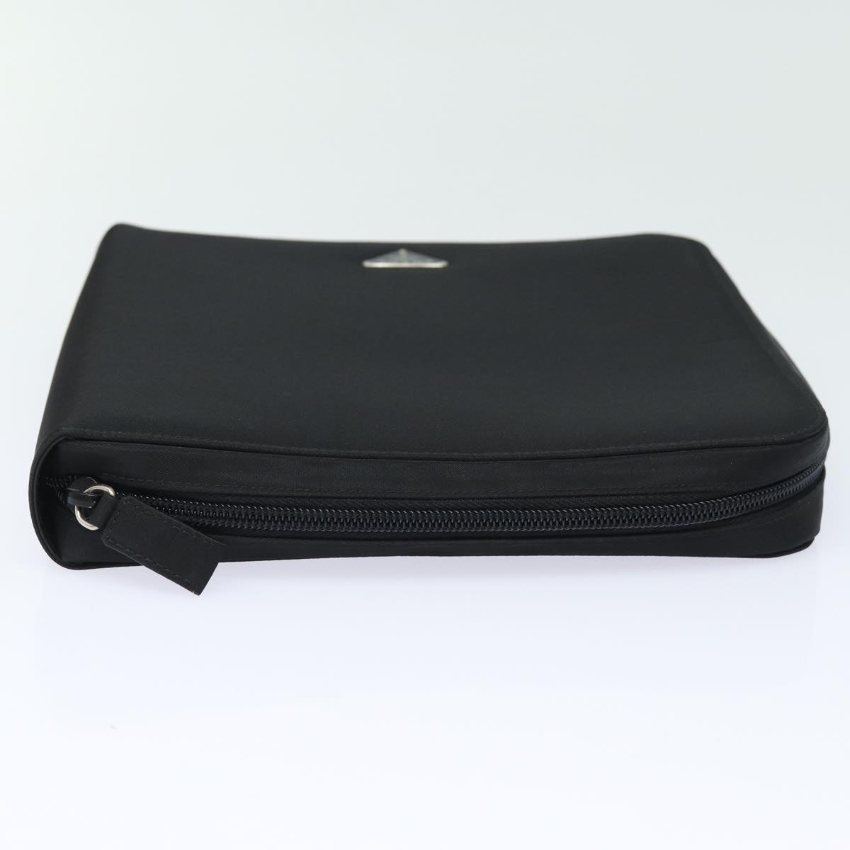 PRADA MiniDisc Case Nylon Black Auth 81379V