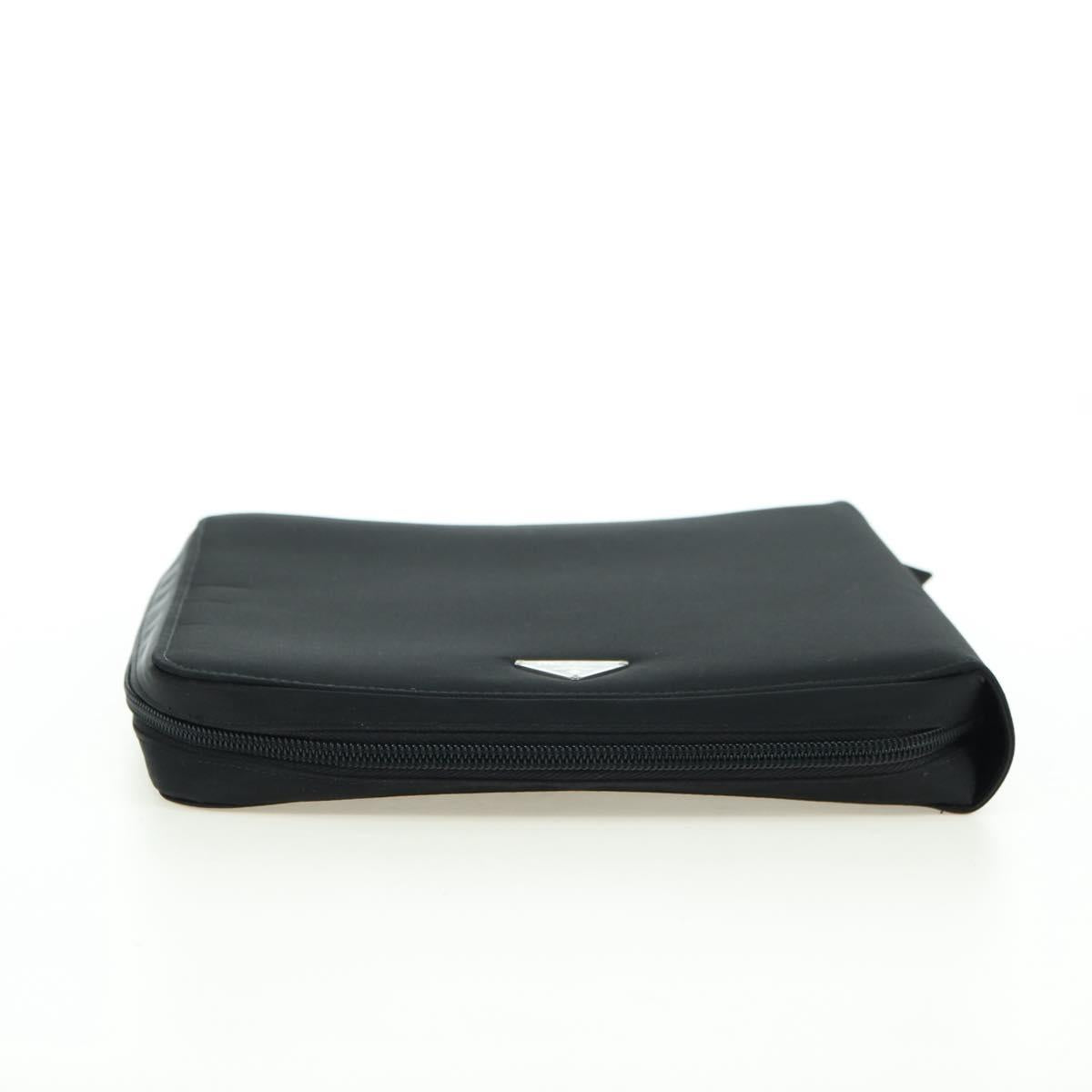 PRADA Mini Disc Case Nylon Black Auth 81379