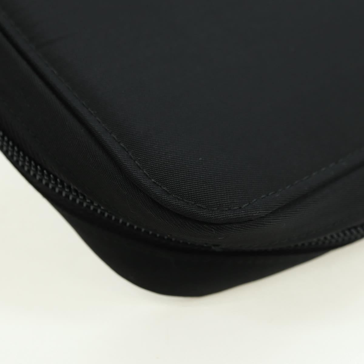 PRADA Mini Disc Case Nylon Black Auth 81379