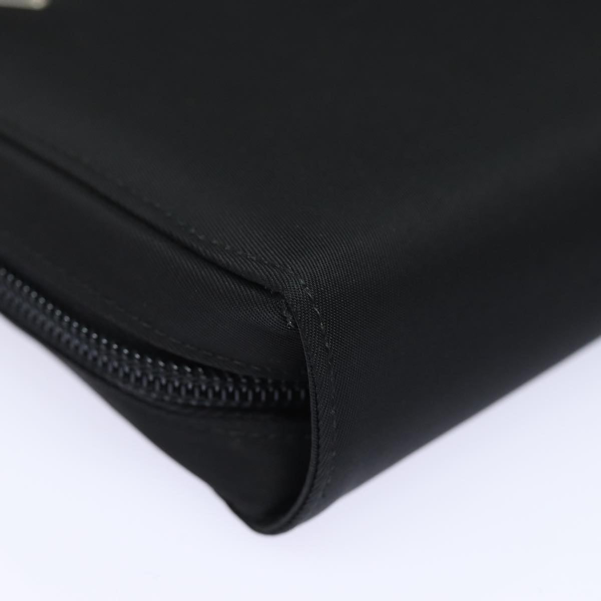 PRADA MiniDisc Case Nylon Black Auth 81379V