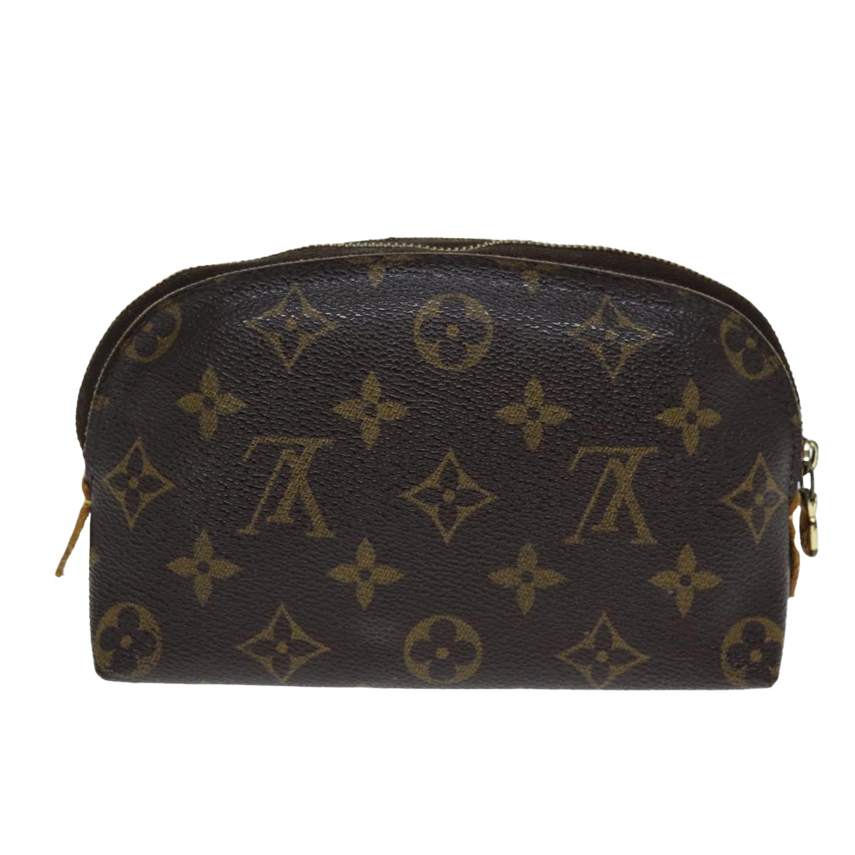 LOUIS VUITTON Monogram Pochette Cosmetic PM Cosmetic Pouch M47515 LV Auth 81496