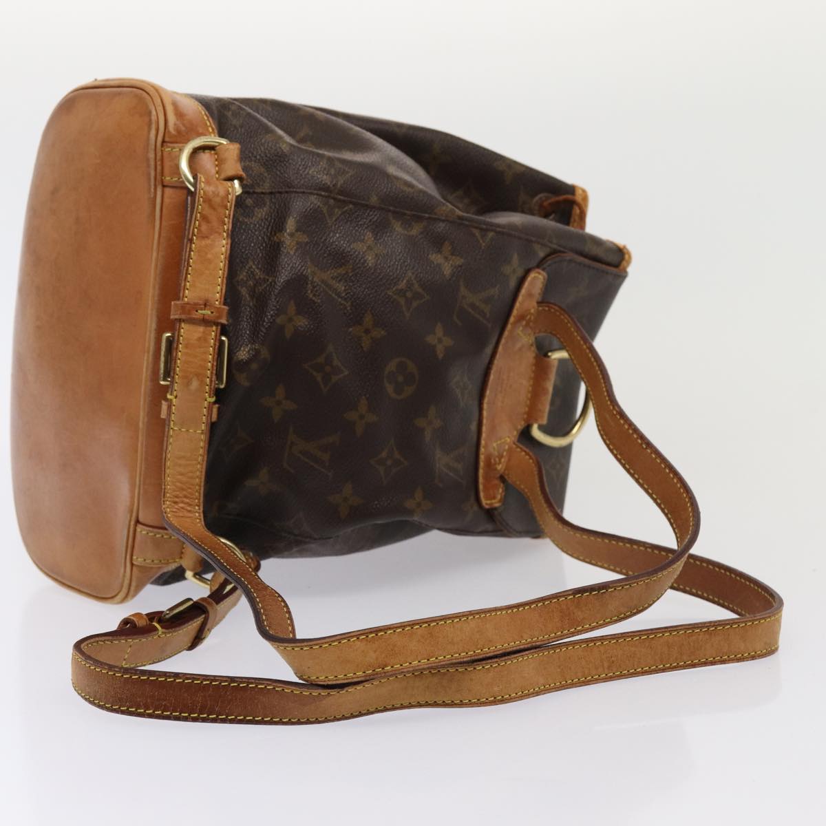 LOUIS VUITTON Monogram Montsouris MM Backpack M51136 LV Auth 81503