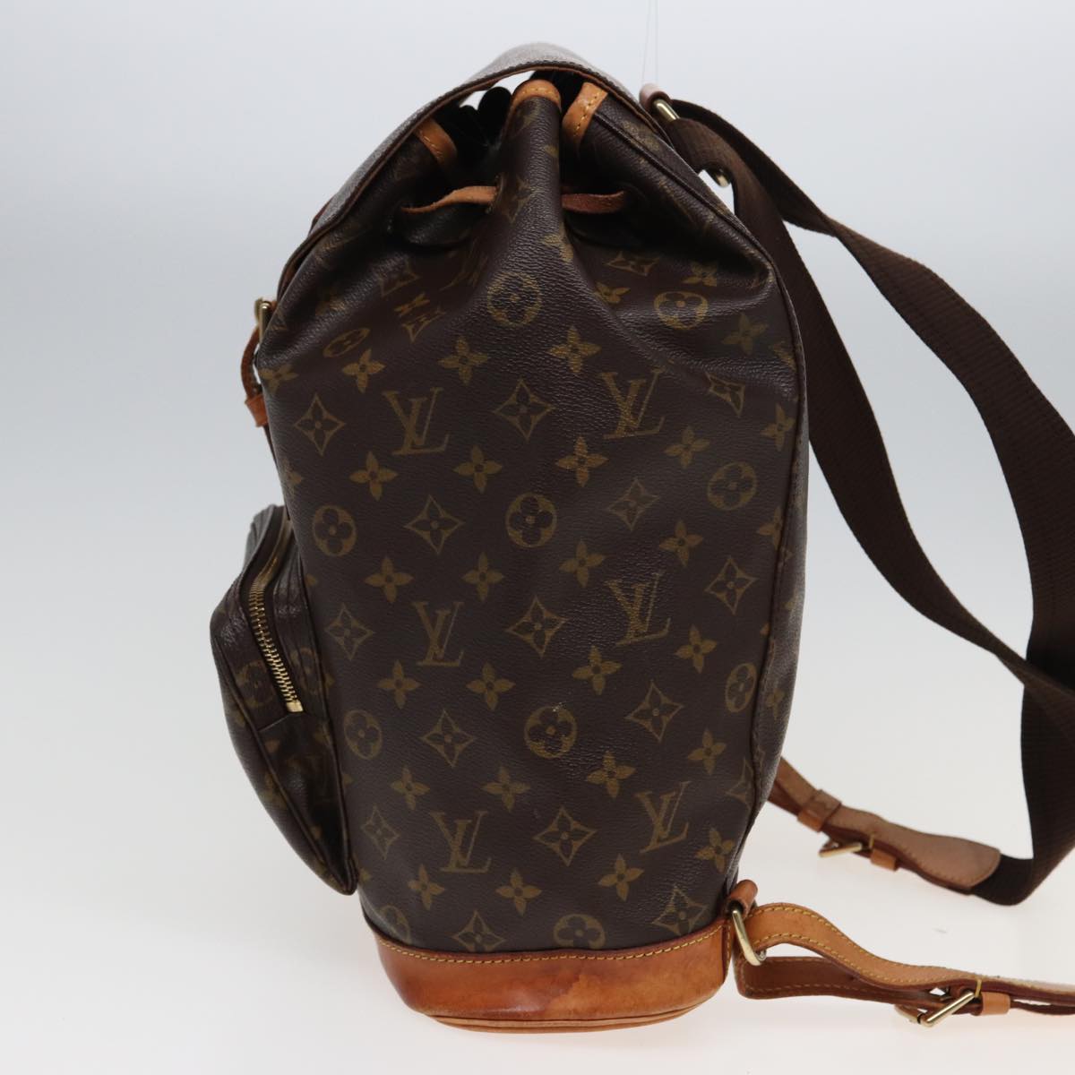 LOUIS VUITTON Monogram Montsouris GM Backpack M51135 LV Auth 81505