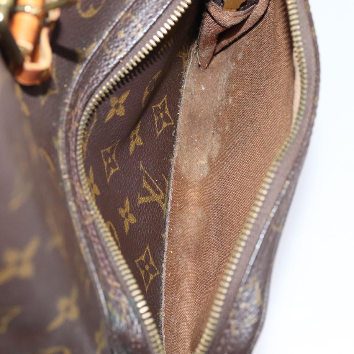 LOUIS VUITTON Monogram Montsouris GM Backpack M51135 LV Auth 81506