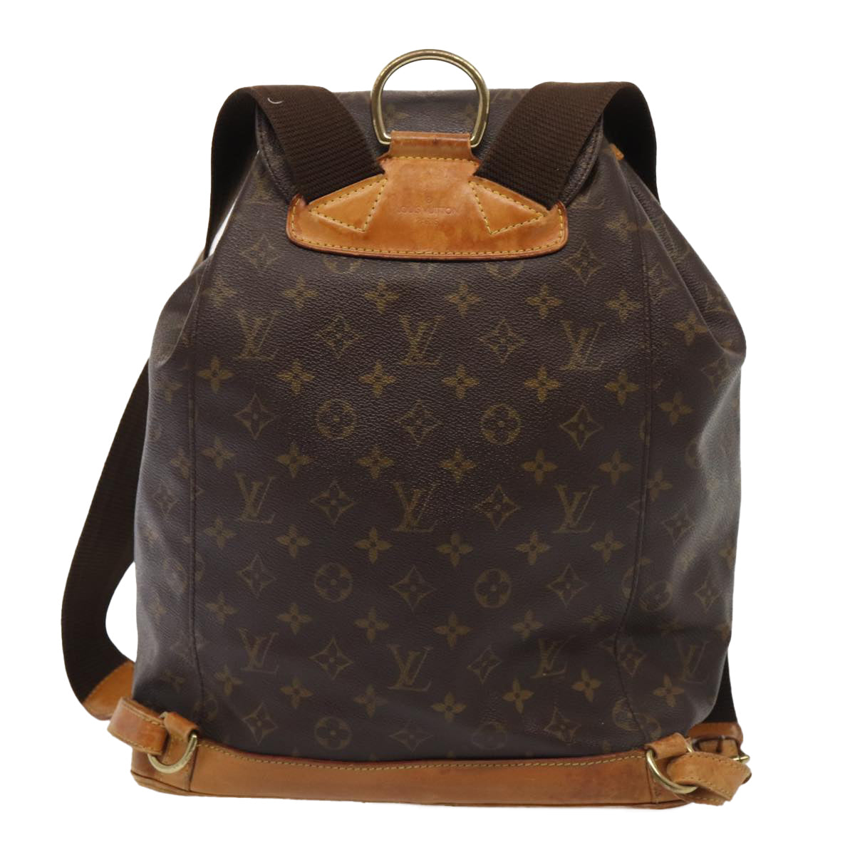 LOUIS VUITTON Monogram Montsouris GM Backpack M51135 LV Auth 81506