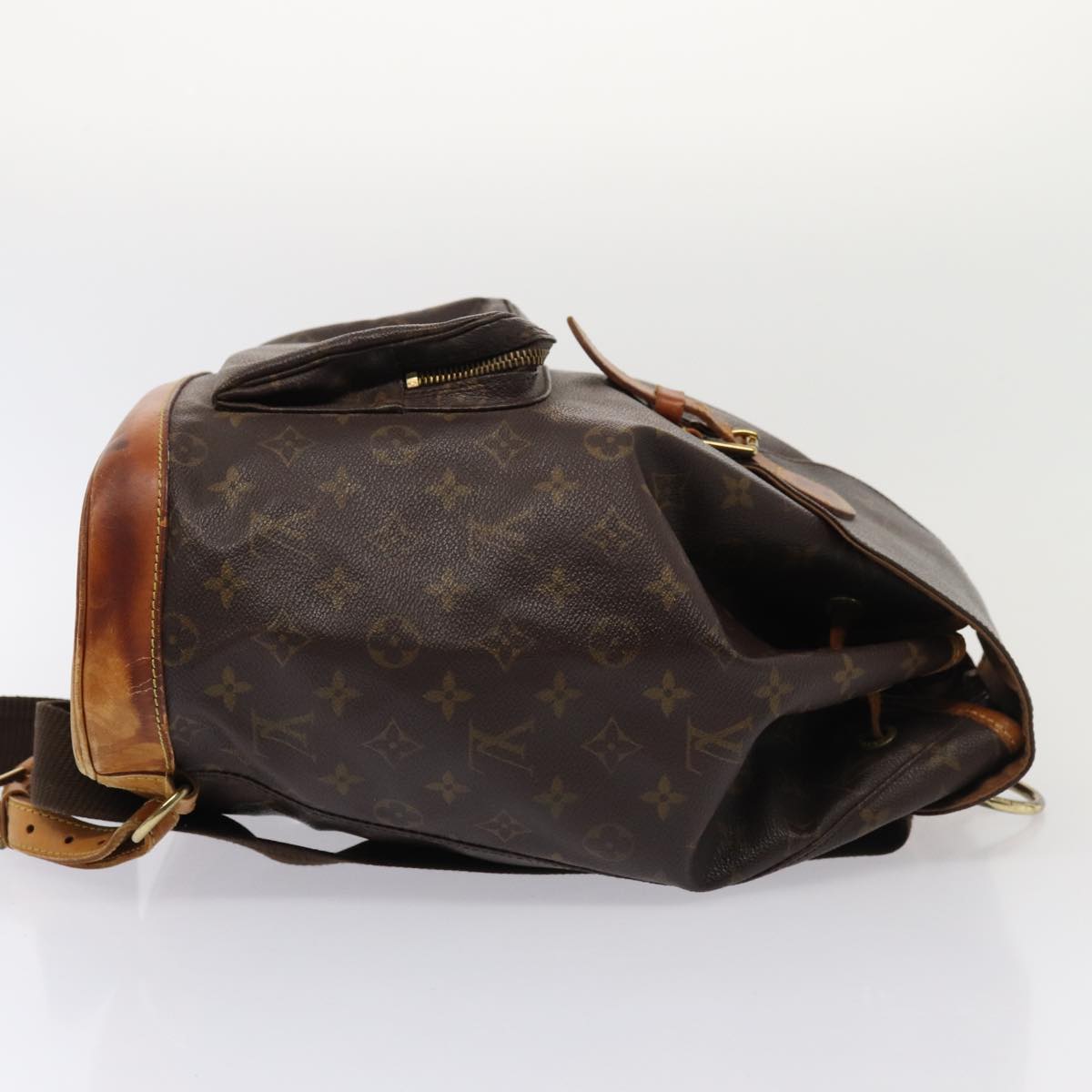 LOUIS VUITTON Monogram Montsouris GM Backpack M51135 LV Auth 81506