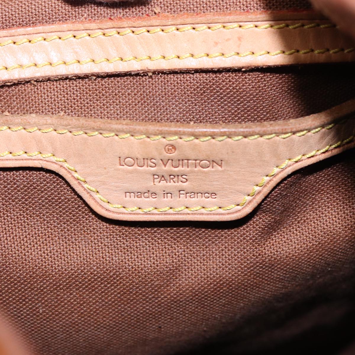 LOUIS VUITTON Monogram Montsouris GM Backpack M51135 LV Auth 81507