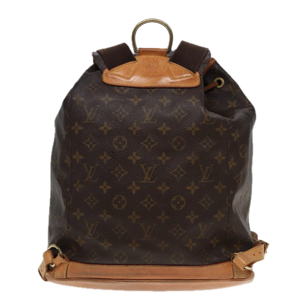 LOUIS VUITTON Monogram Montsouris GM Backpack M51135 LV Auth 81507