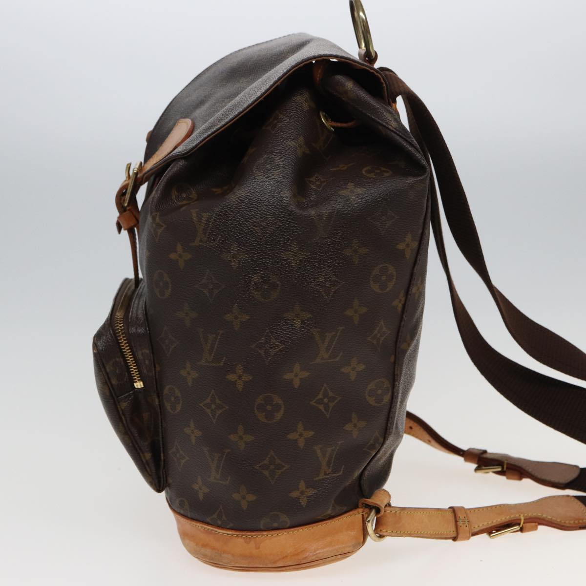 LOUIS VUITTON Monogram Montsouris GM Backpack M51135 LV Auth 81507