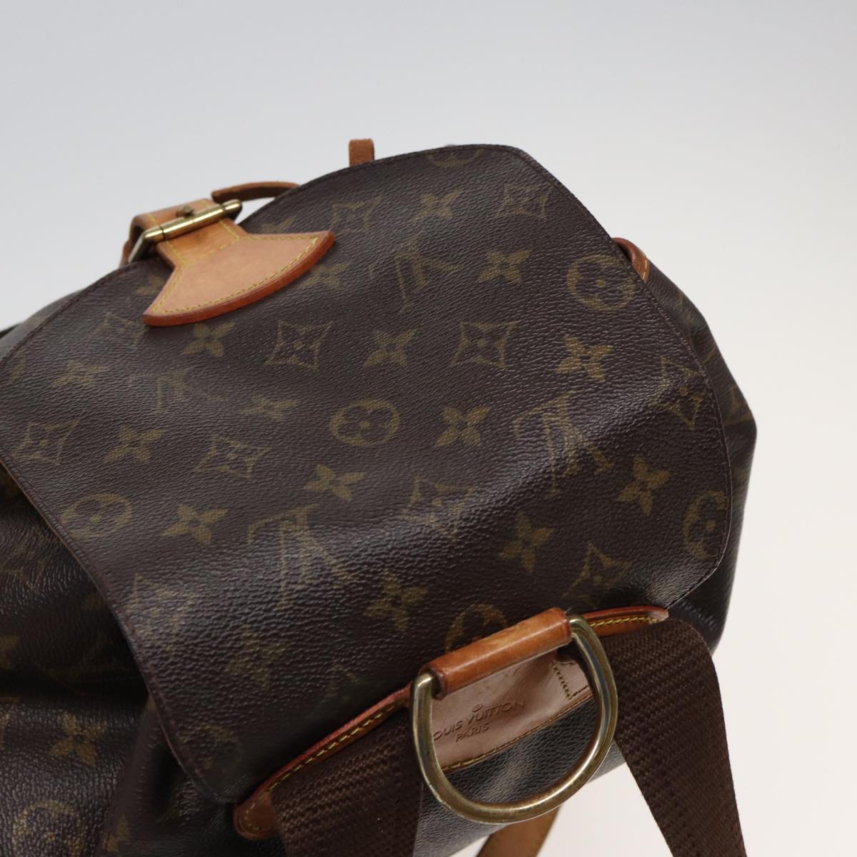 LOUIS VUITTON Monogram Montsouris GM Backpack M51135 LV Auth 81507